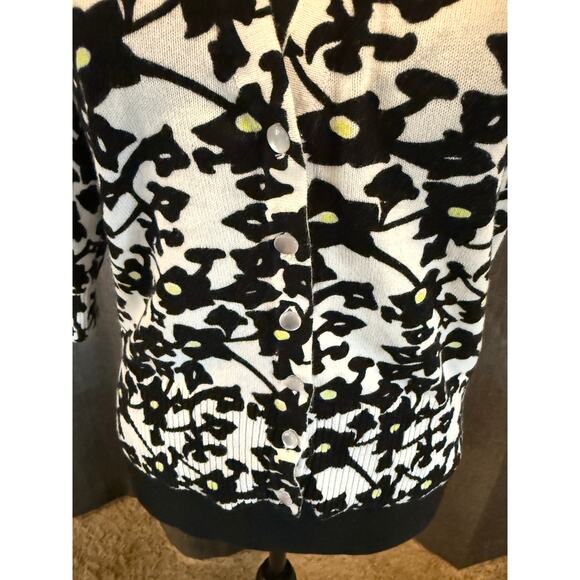 AB Studio Floral print sweater cardigan - Picture 4 of 6